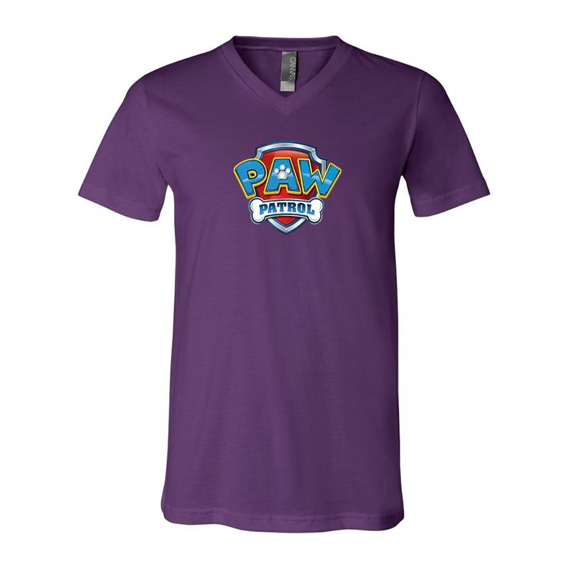 Paw Patrol BELLA CANVAS Jersey V-Neck Tee