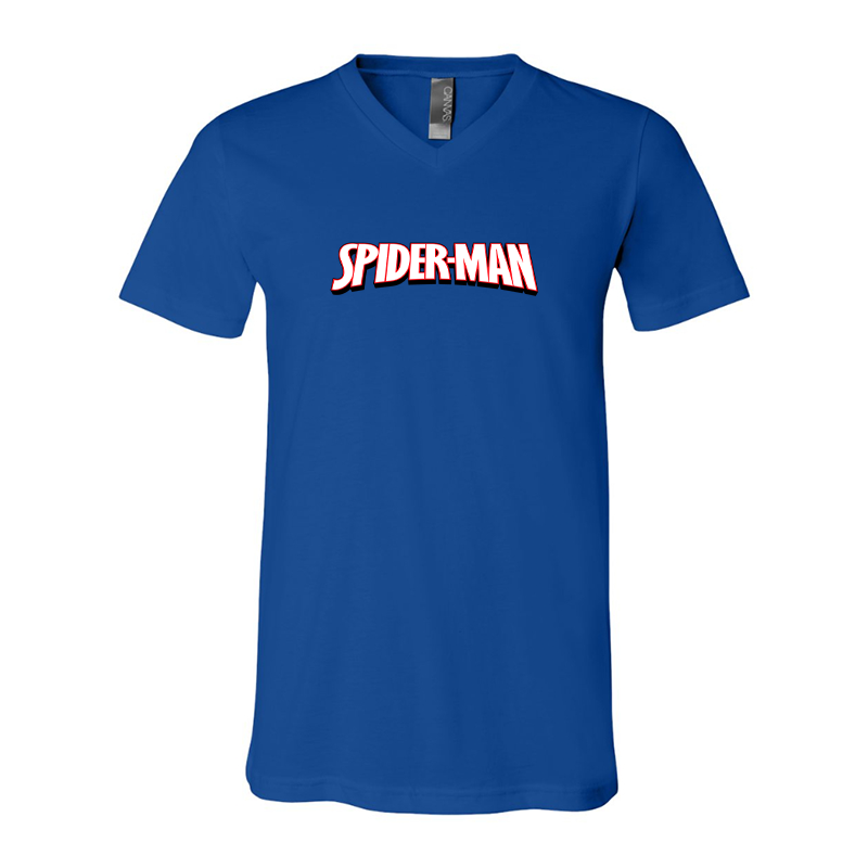 Spider Man BELLA CANVAS Jersey V-Neck Tee