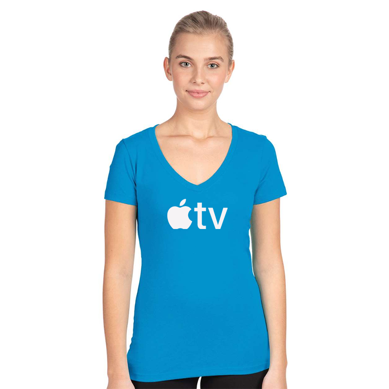 Women's Apple TV Next Level Ideal V-Neck T-Shirt