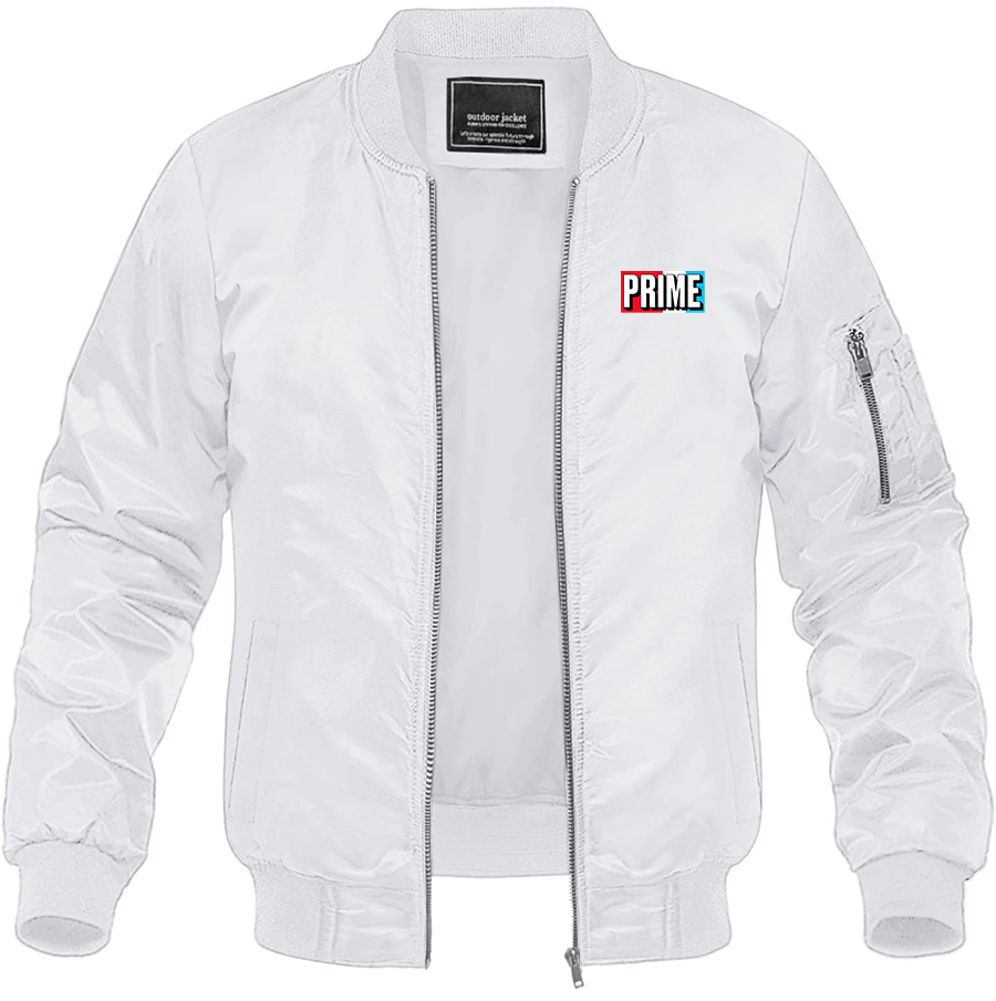 Men's Prime Drink Lightweight Bomber Jacket Windbreaker Softshell Varsity Jacket Coat