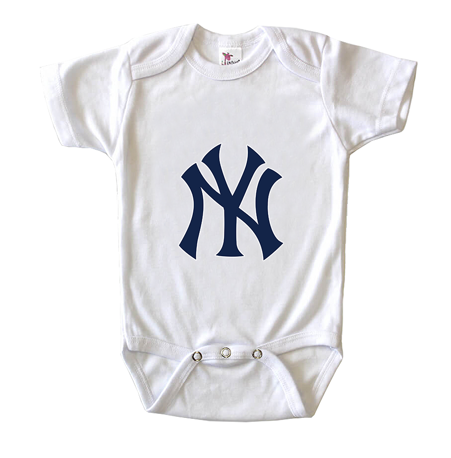 New York NY Yankees Baseball Baby Romper Onesie