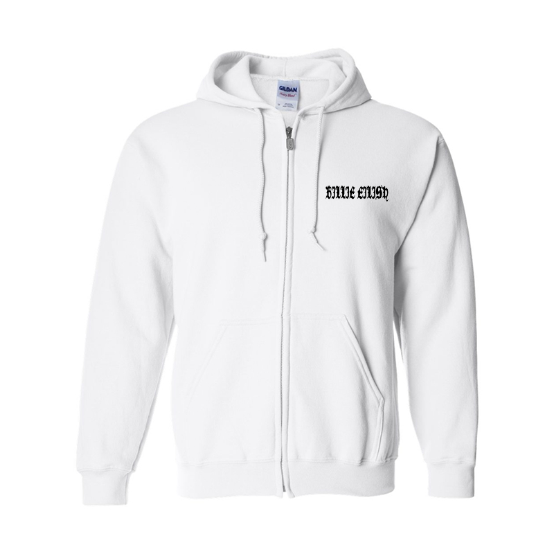 Men's Billie Eilish Gildan Heavy Blend Full-Zip Hooded Sweatshirt