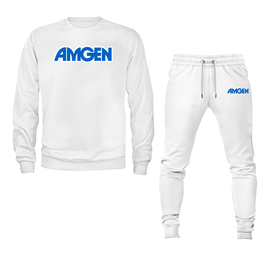 Men's Amgen Crewneck Sweatshirt Joggers Suit