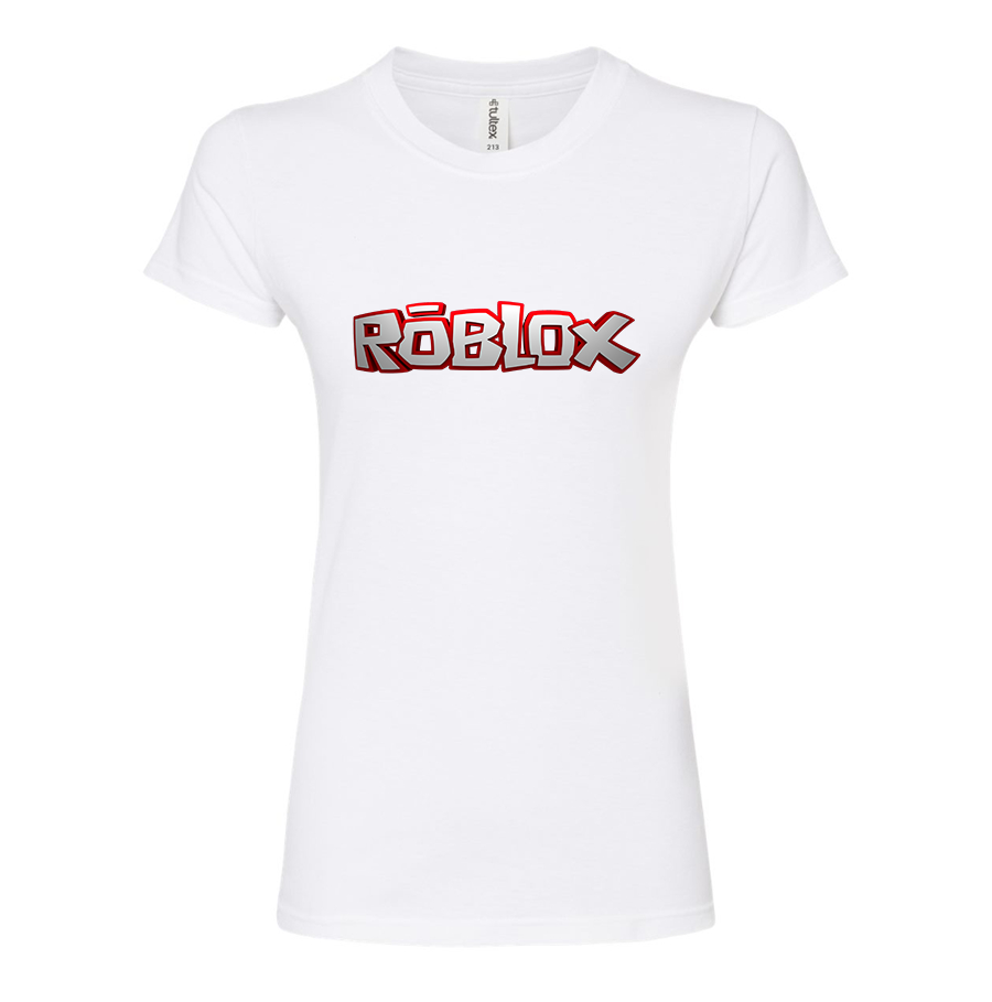 Women's Roblox Game Round Neck T-Shirt
