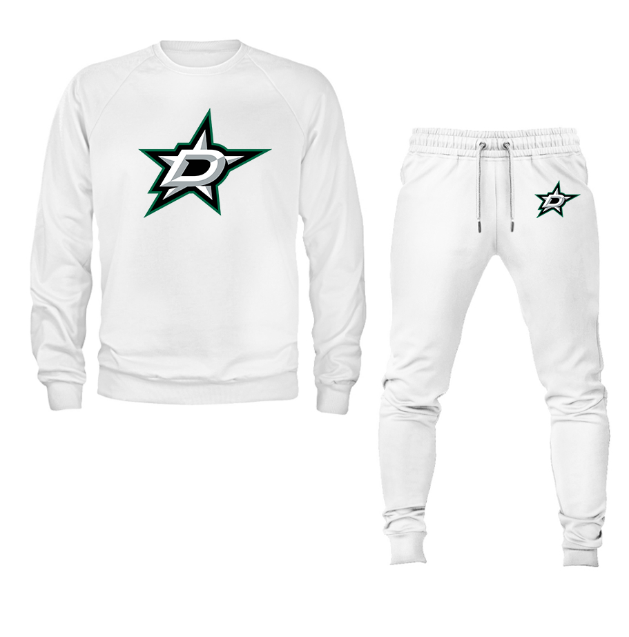 Men's NHL - Dallas Stars Crewneck Sweatshirt Joggers Suit