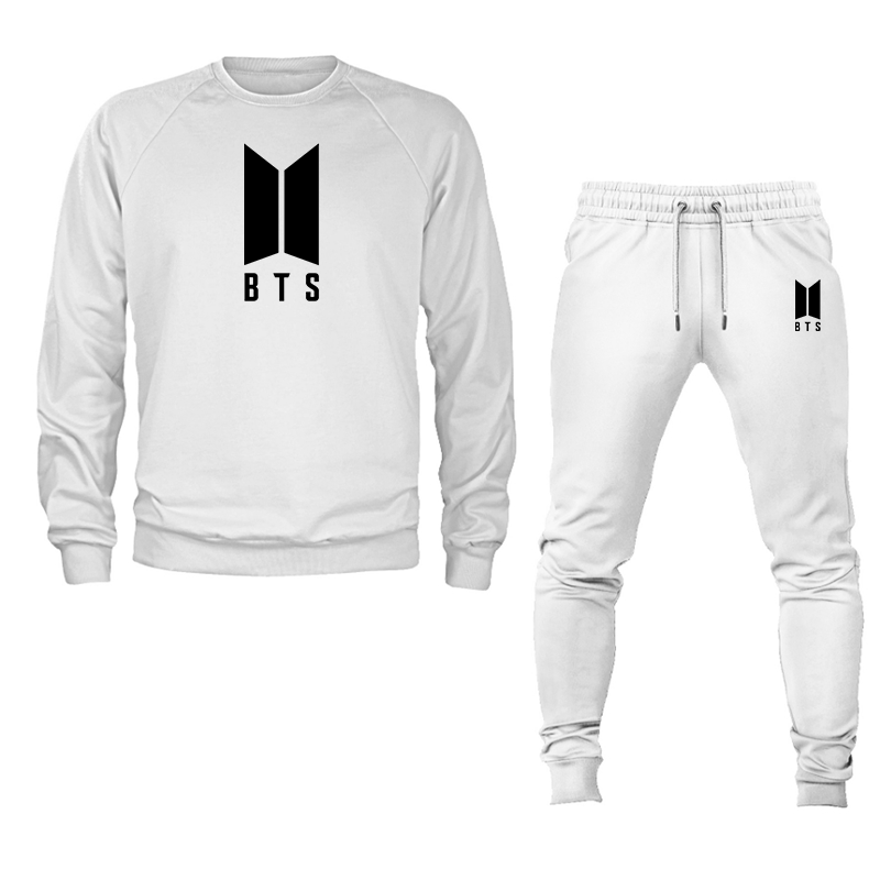 Men's BTS Crewneck Sweatshirt Joggers Set