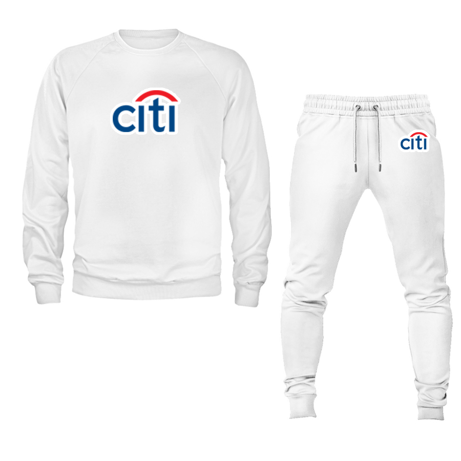Unisex Citi Bank Crewneck Sweatshirt Joggers Suit