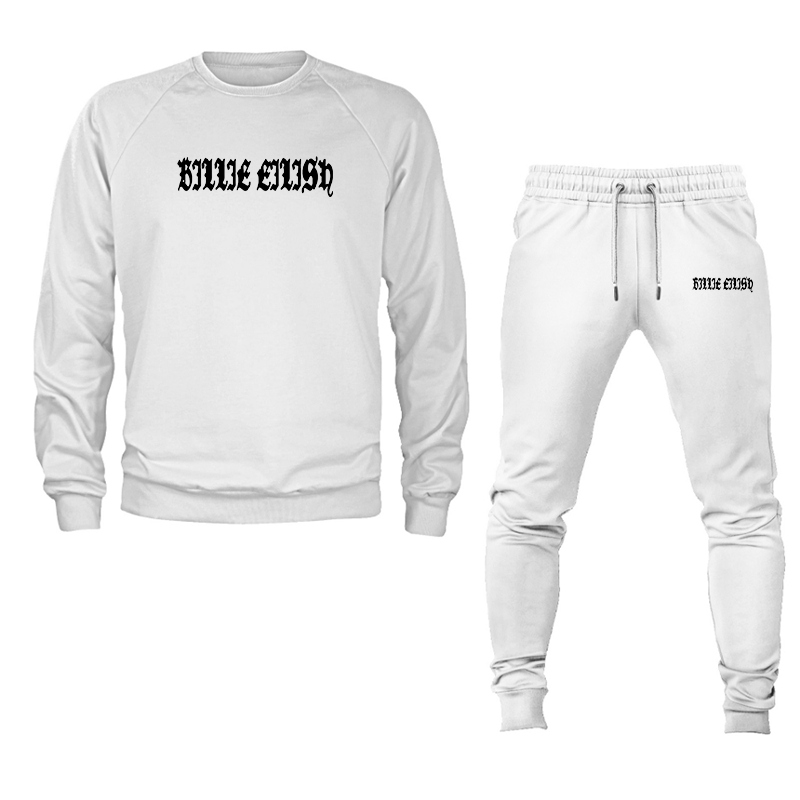 Men's Billie Eilish Crewneck Sweatshirt Joggers Set