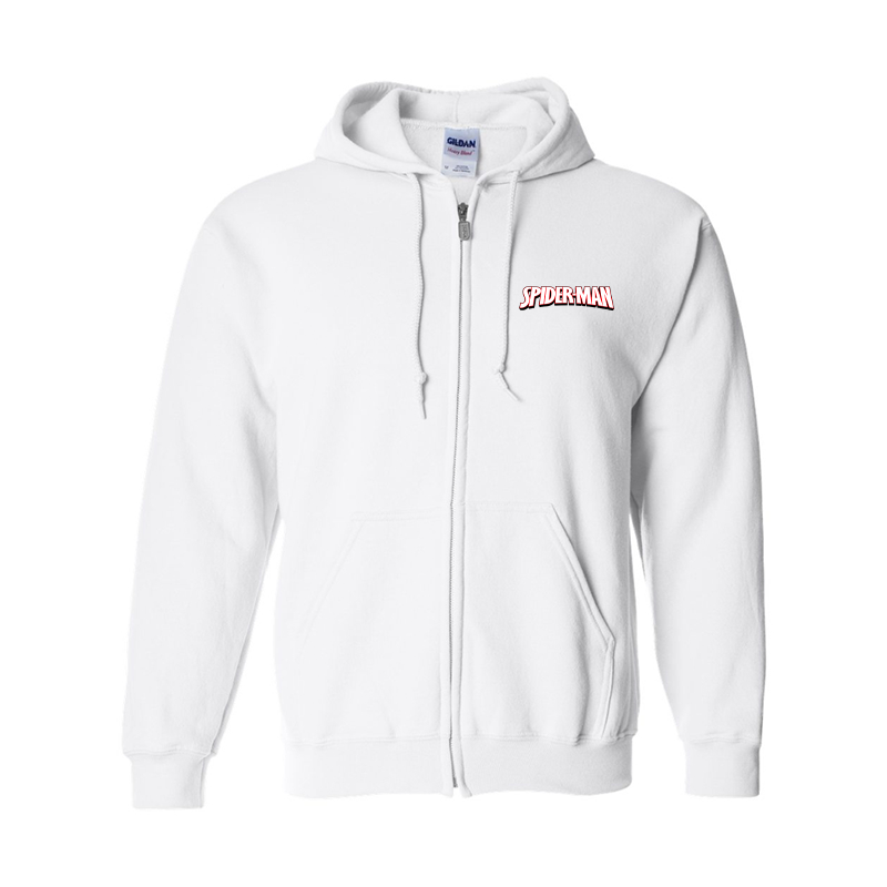 Men's Spider Man Gildan Heavy Blend Full-Zip Hooded Sweatshirt