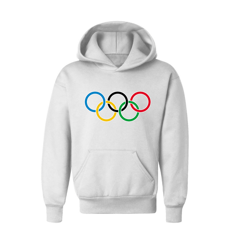 Youth Olympics Rings Pullover Hoodie