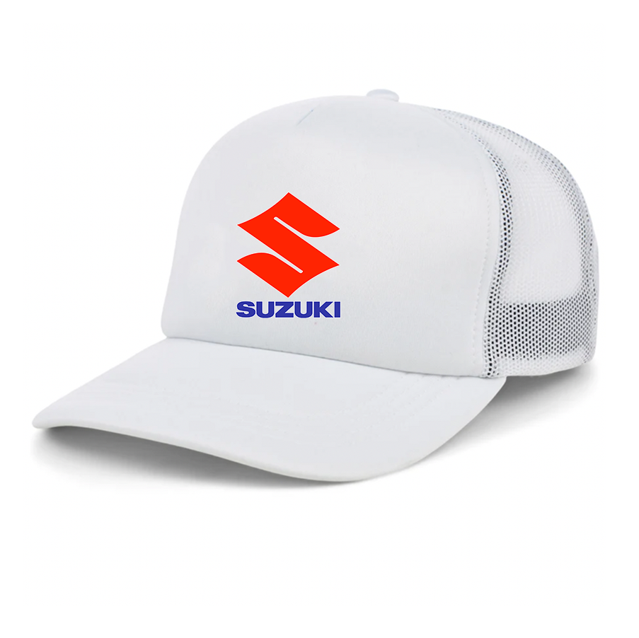 Suzuki Bike Motorcycle Trucker Hat