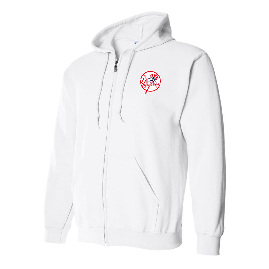 Men's Yankees NY Zipper Hoodie