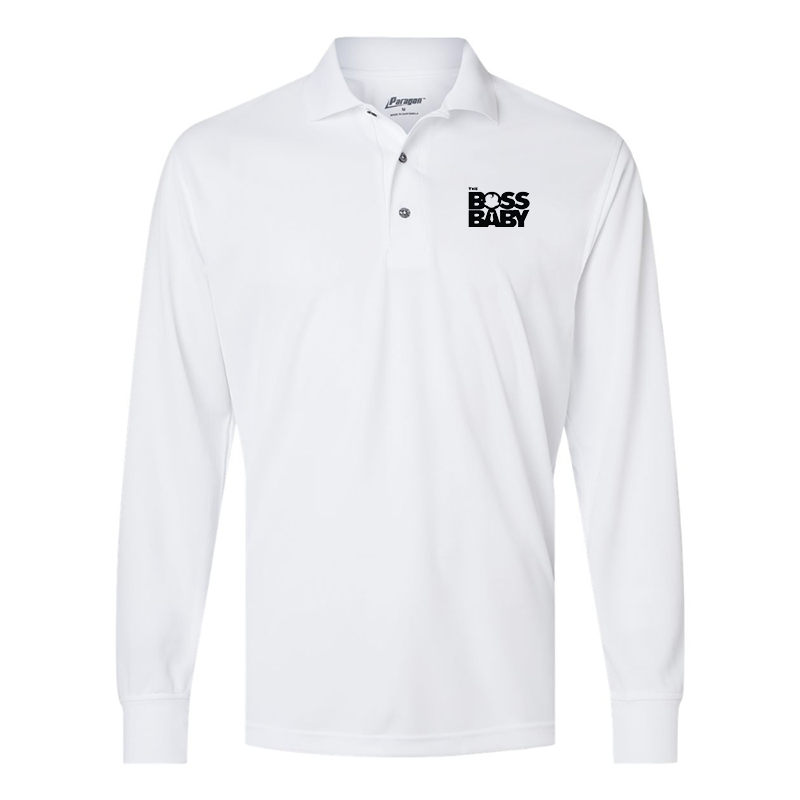 Men's Boss Baby Paragon Prescott Long Sleeve Polo