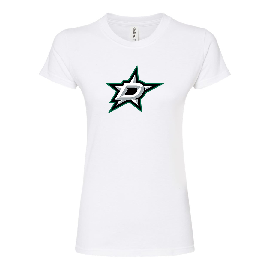 Women's NHL - Dallas Stars Round Neck T-Shirt