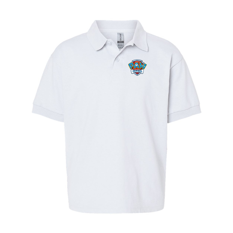 Youth's Paw Patrol Gildan Dry Blend Jersey Polo