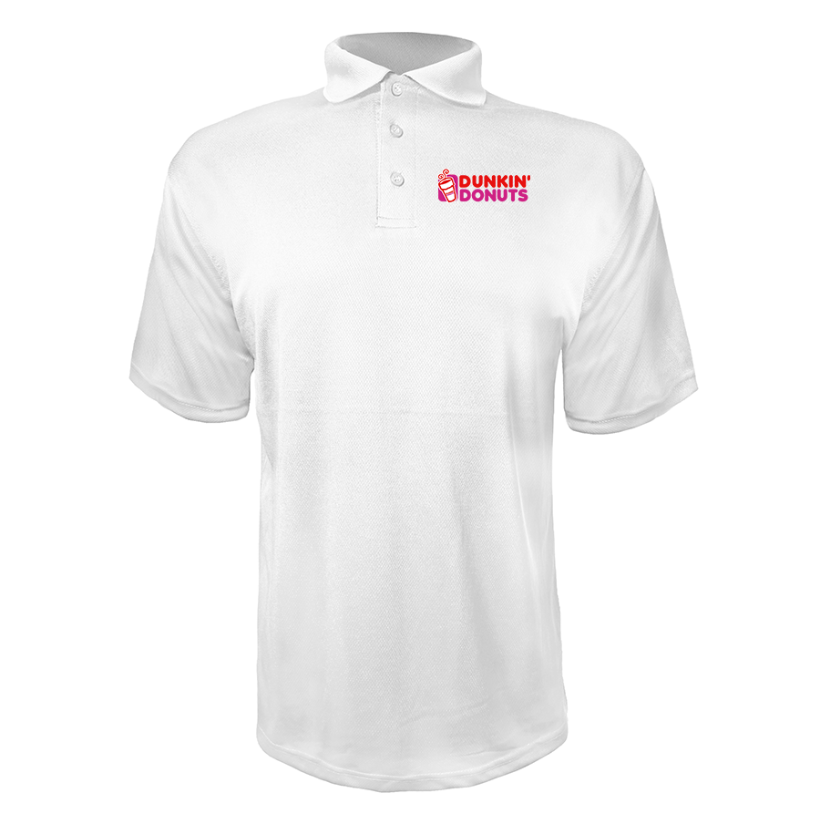 Men's Dunkin Donuts Polyester Polos