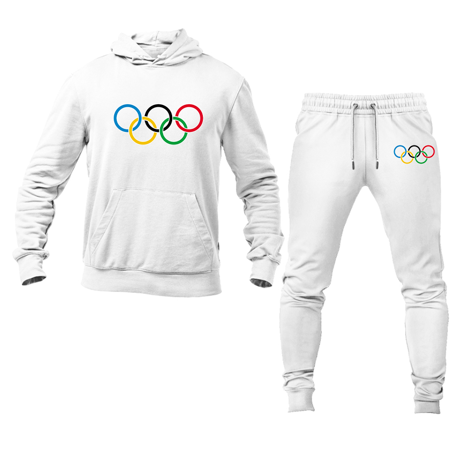 Men's Olympics Rings Hoodie and Joggers Set