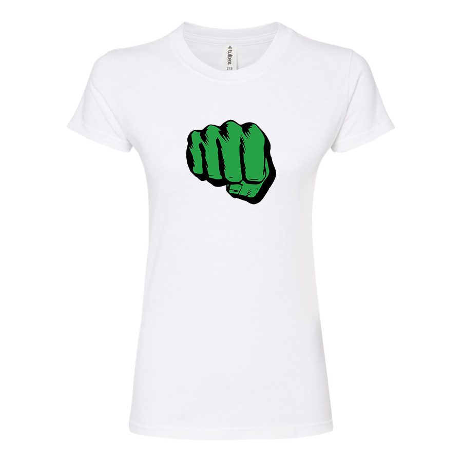 Women's Hulk Punch Round Neck T-Shirt