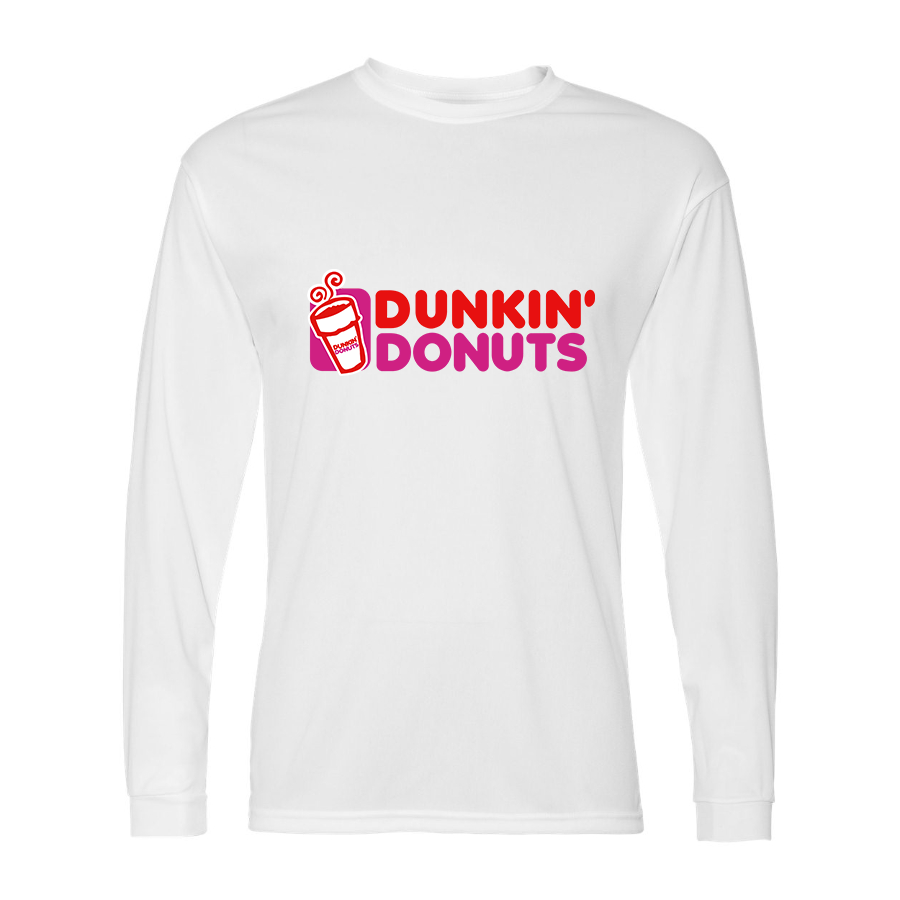 Men's Dunkin Donuts Polyester Long Sleeve T-Shirt