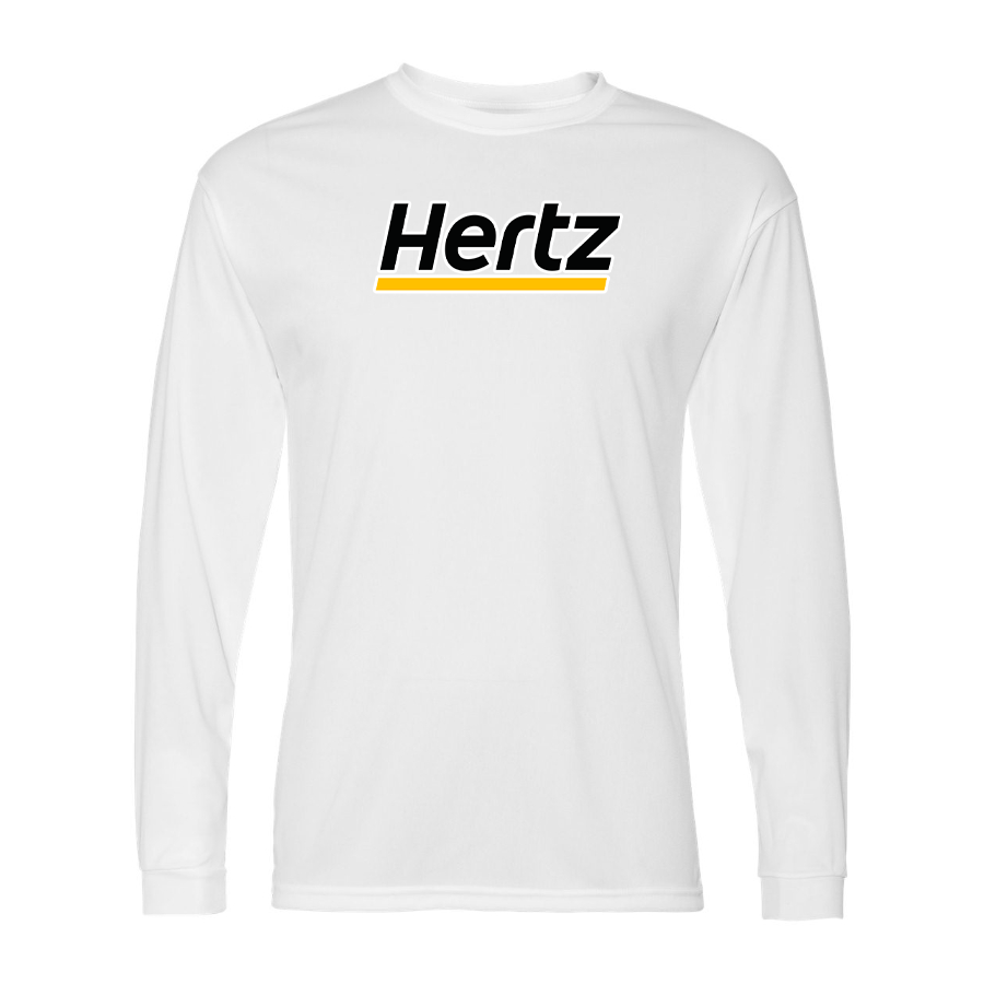 Men's Hertz Polyester Long Sleeve T-Shirt