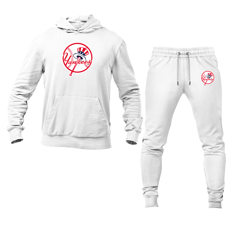 Men's Yankees NY Hoodie and Joggers Set