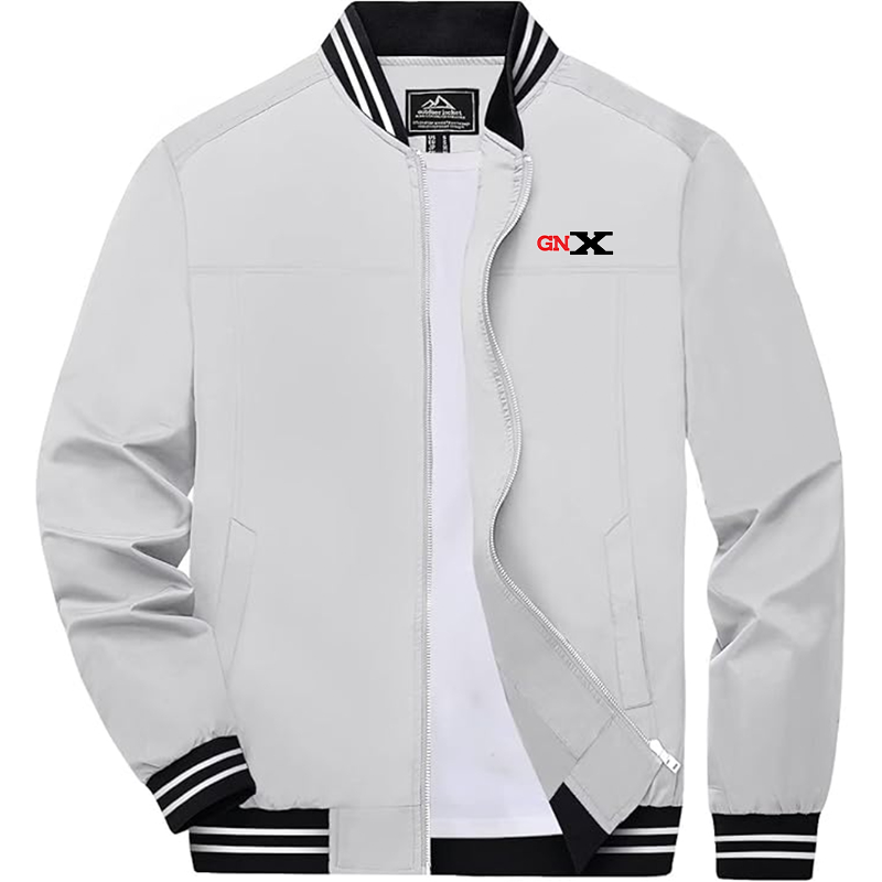 Men's GN X Boladeci Bomber Jackets Lightweight Water Resistant Breathable Spring Fall Full Zip Thin Windbreaker Light Jackets