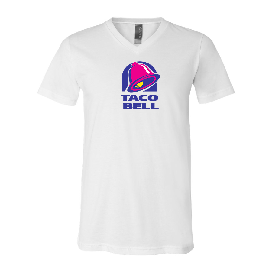 Men's Taco Bell BELLA CANVAS Jersey V-Neck Tee