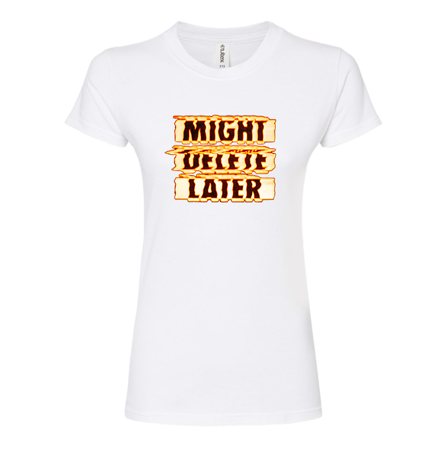 Women's Might Delete Later - J Cole Round Neck T-Shirt