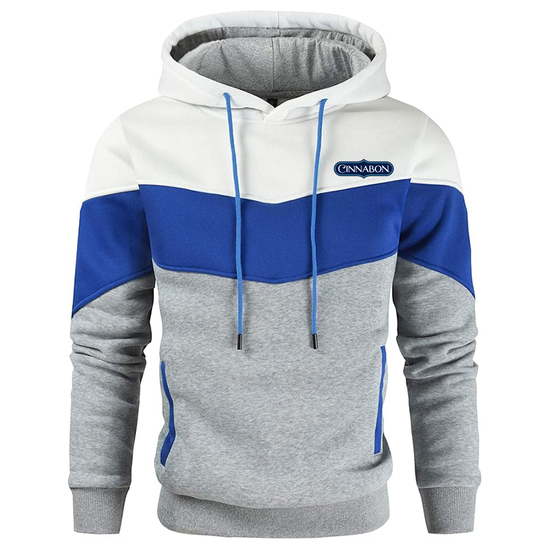 Men's New York NY Yankees Gesean Novelty Color Block Pullover Fleece Hoodie Long Sleeve Casual Sweatshirt with Pocket