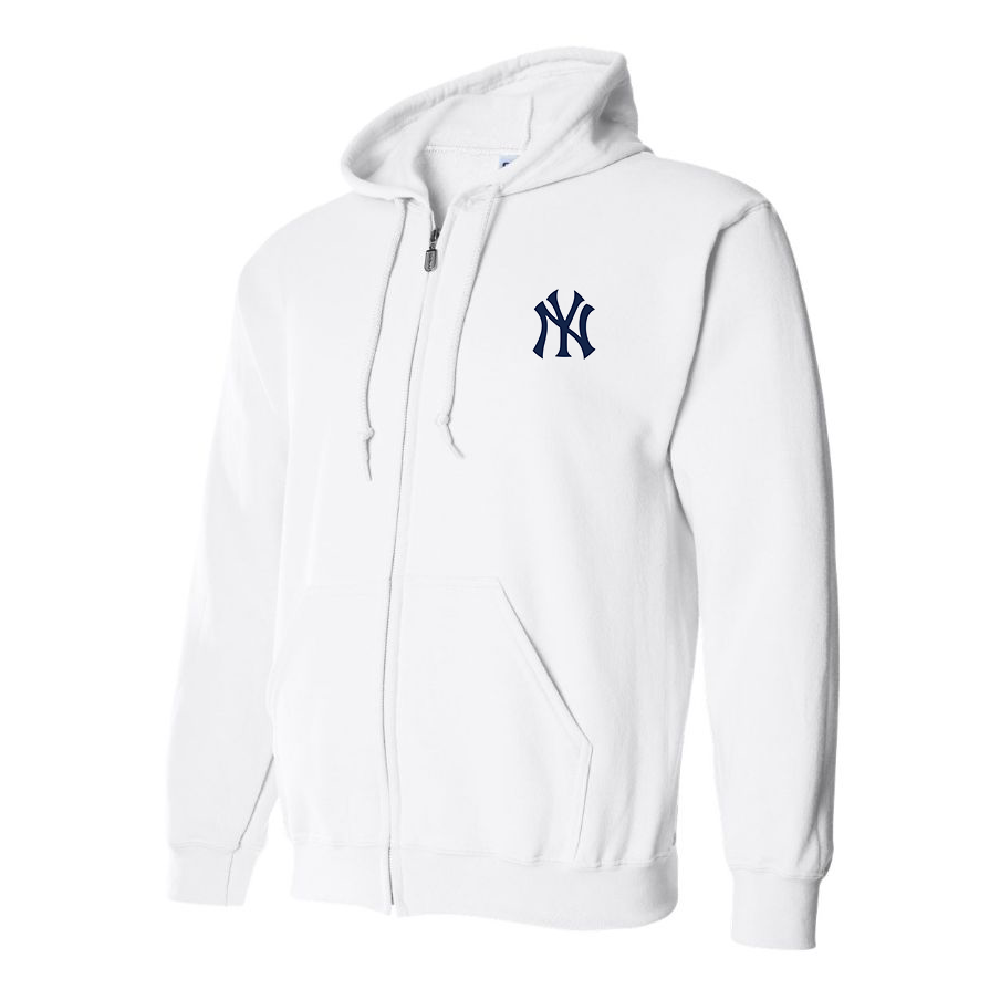 Men's New York NY Yankees Baseball Zipper Hoodie