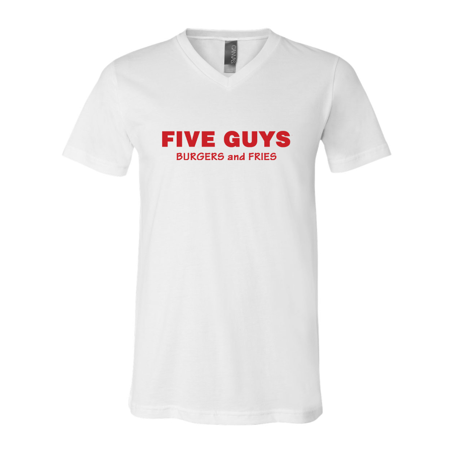 Men's Five Guys BELLA CANVAS Jersey V-Neck Tee