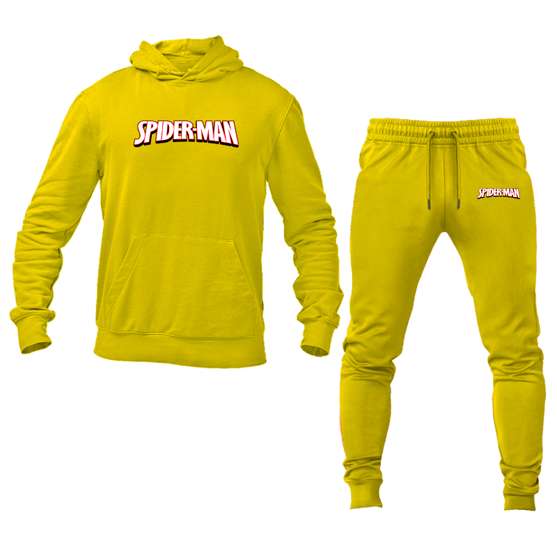 Men's Spider Man Hoodie and Joggers Set