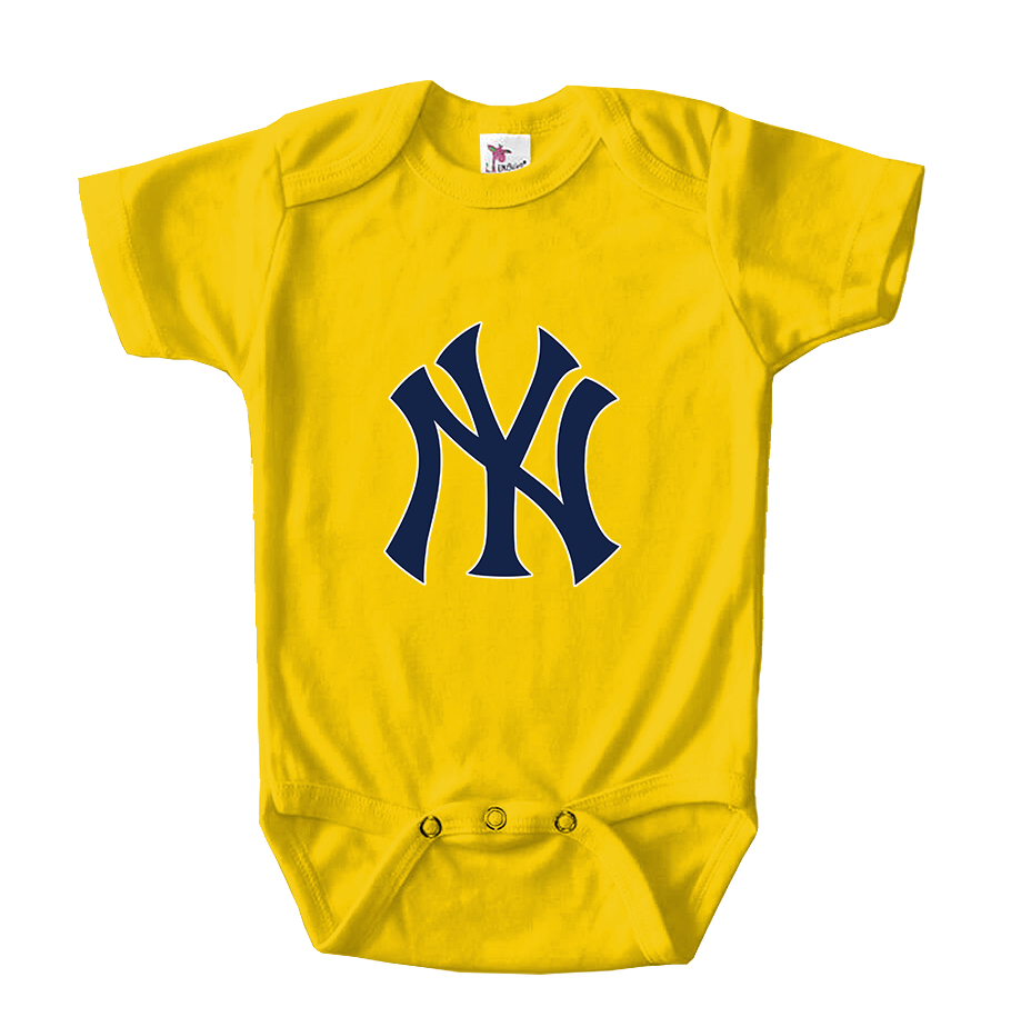 New York NY Yankees Baseball Baby Romper Onesie