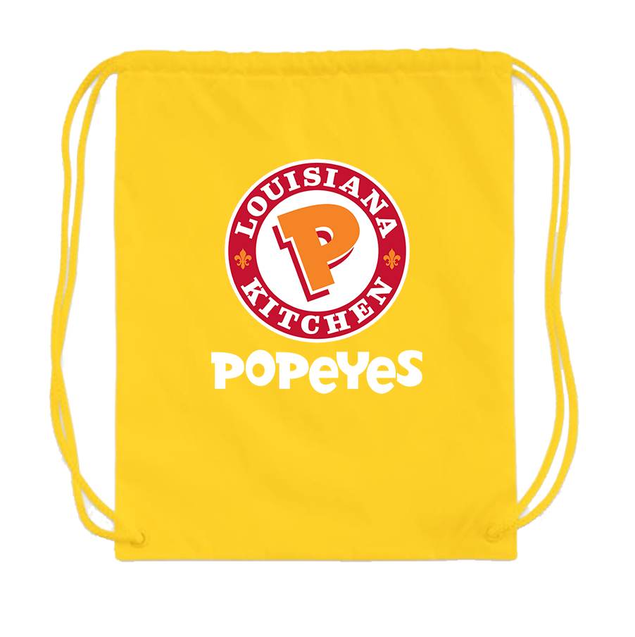 Popeyes Louisiana Kitchen Drawstring Bag