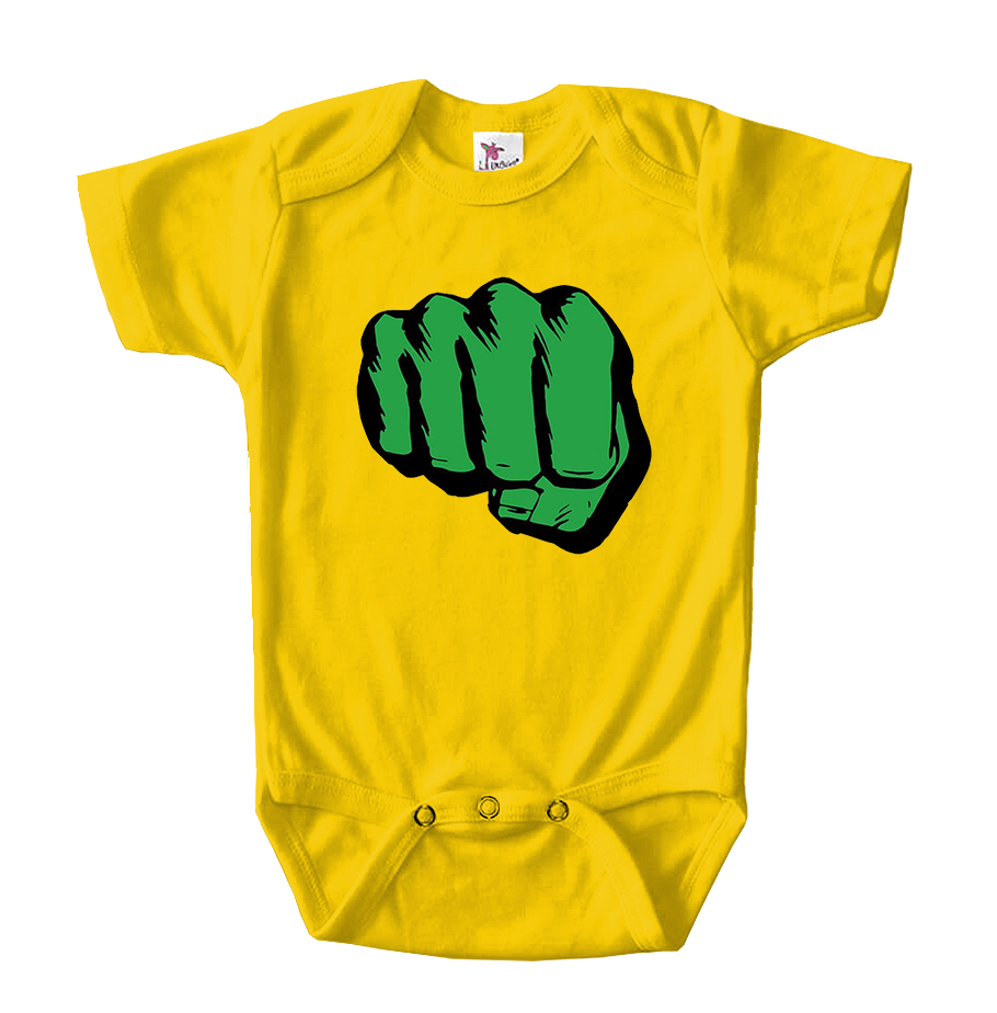 Hulk Punch Baby Romper Onesie