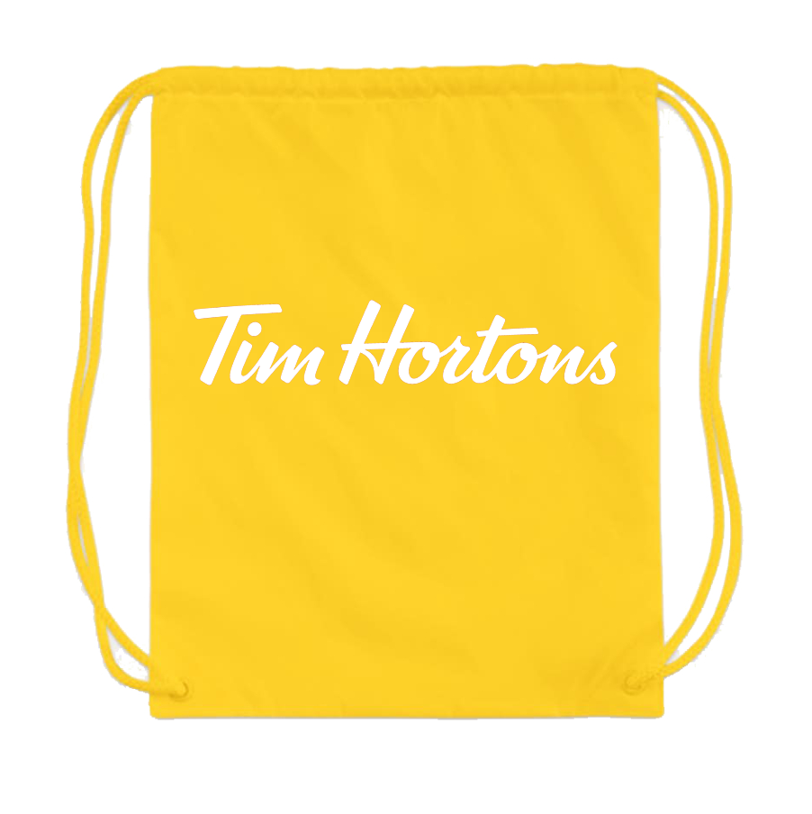 Tim Hortons Drawstring Bag