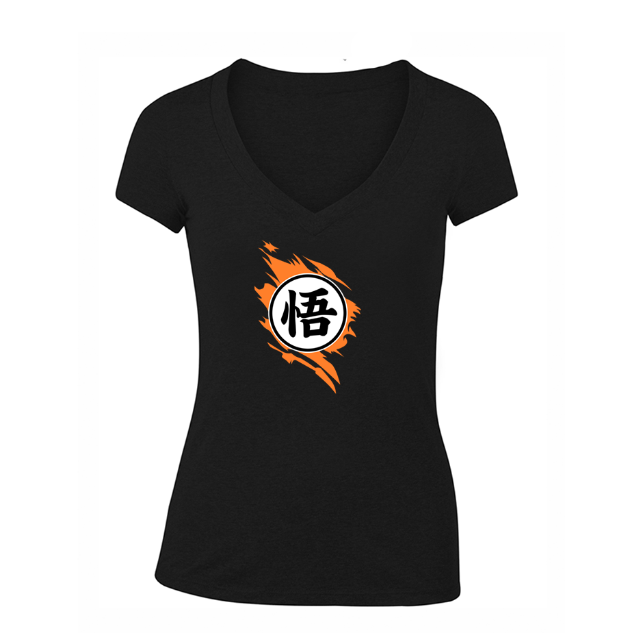 Women's Dragon Ball Z Goku V-Neck T-Shirt