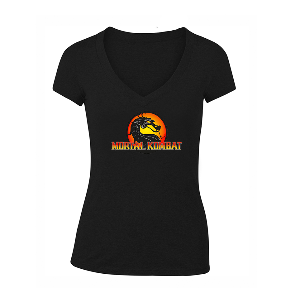 Women's Mortal Kombat V Neck T-Shirt