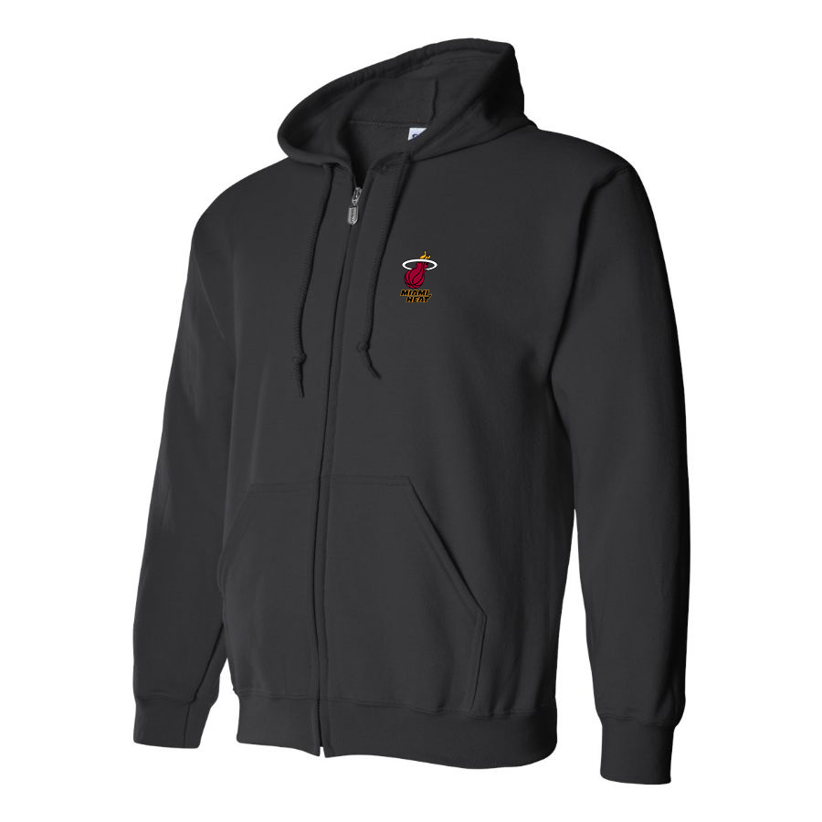 Men's Miami Heat Zipper Hoodie
