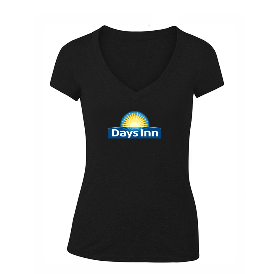 Women's Days Inn V Neck T-Shirt