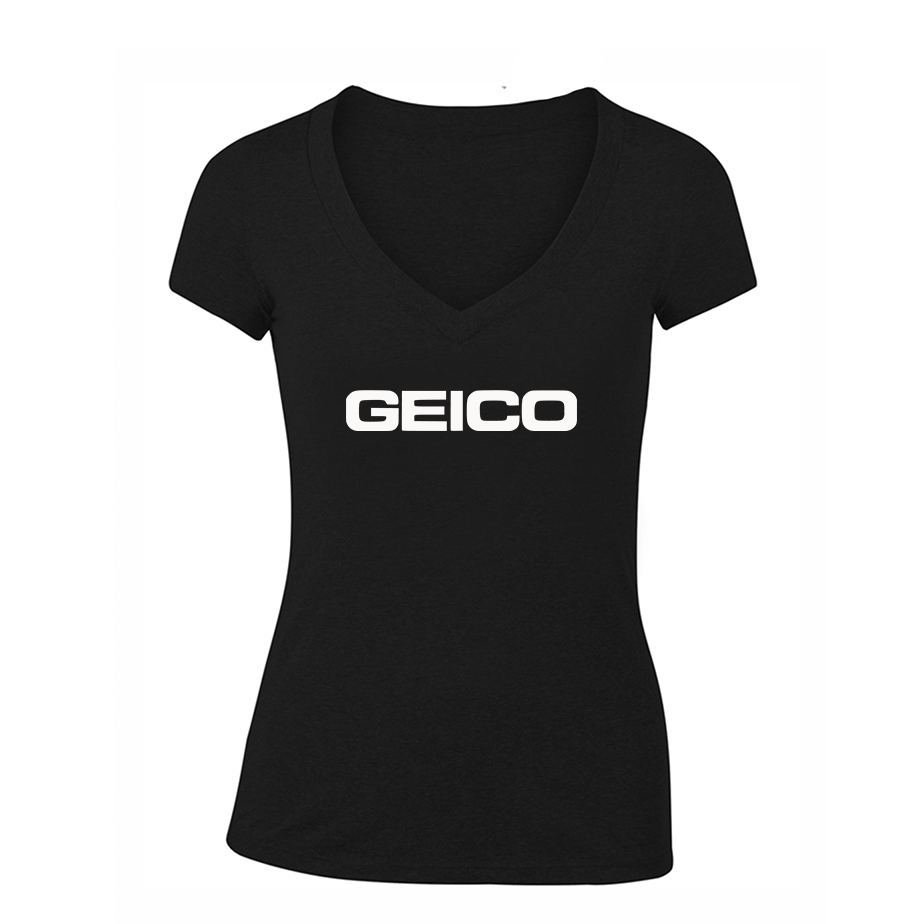 Women's Geico V Neck T-Shirt
