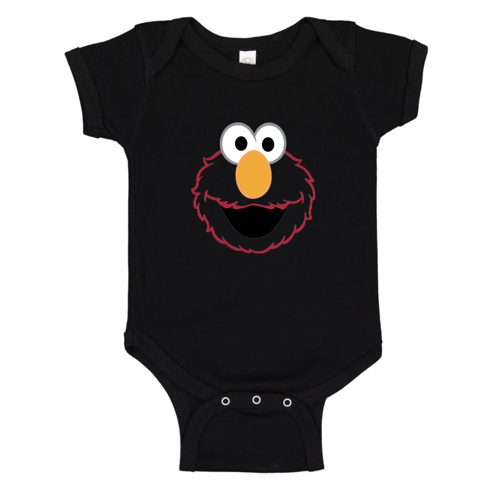 Sesame Street Elmo Face Baby Romper Onesie