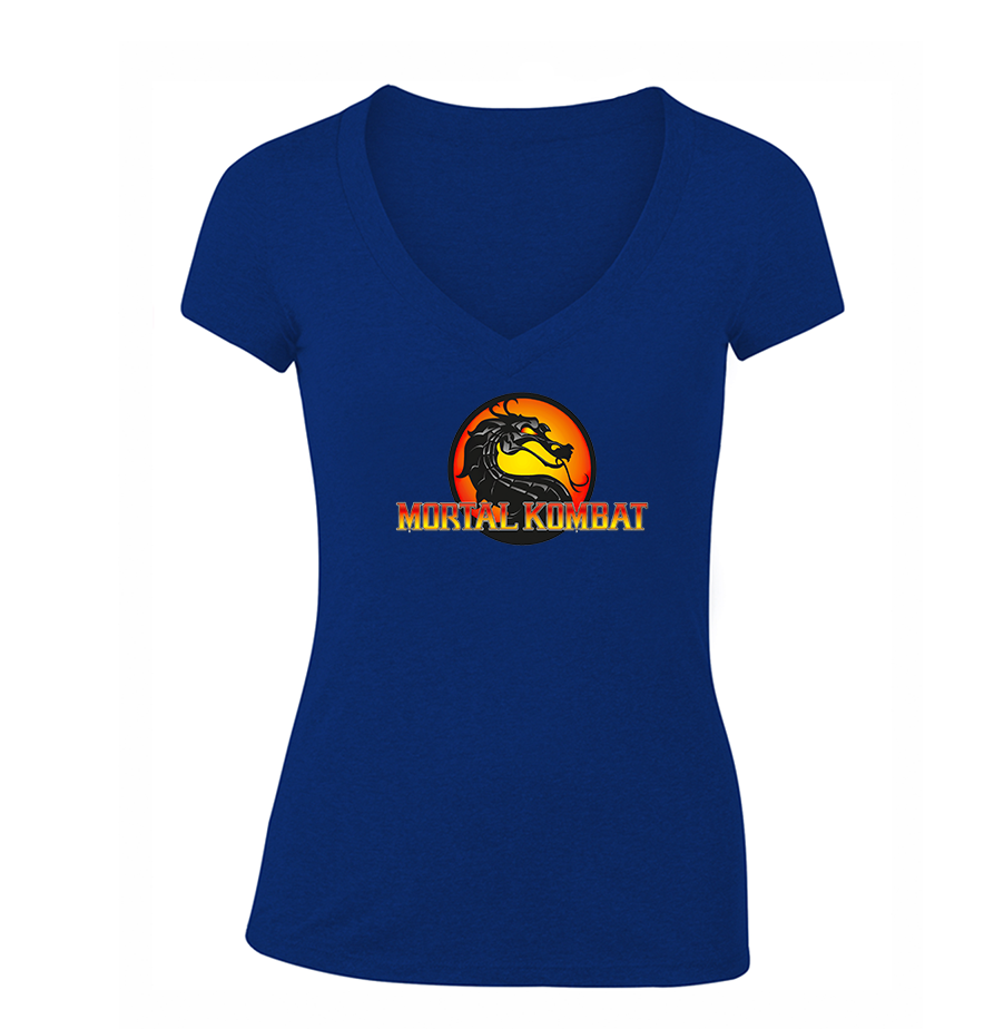 Women's Mortal Kombat V Neck T-Shirt