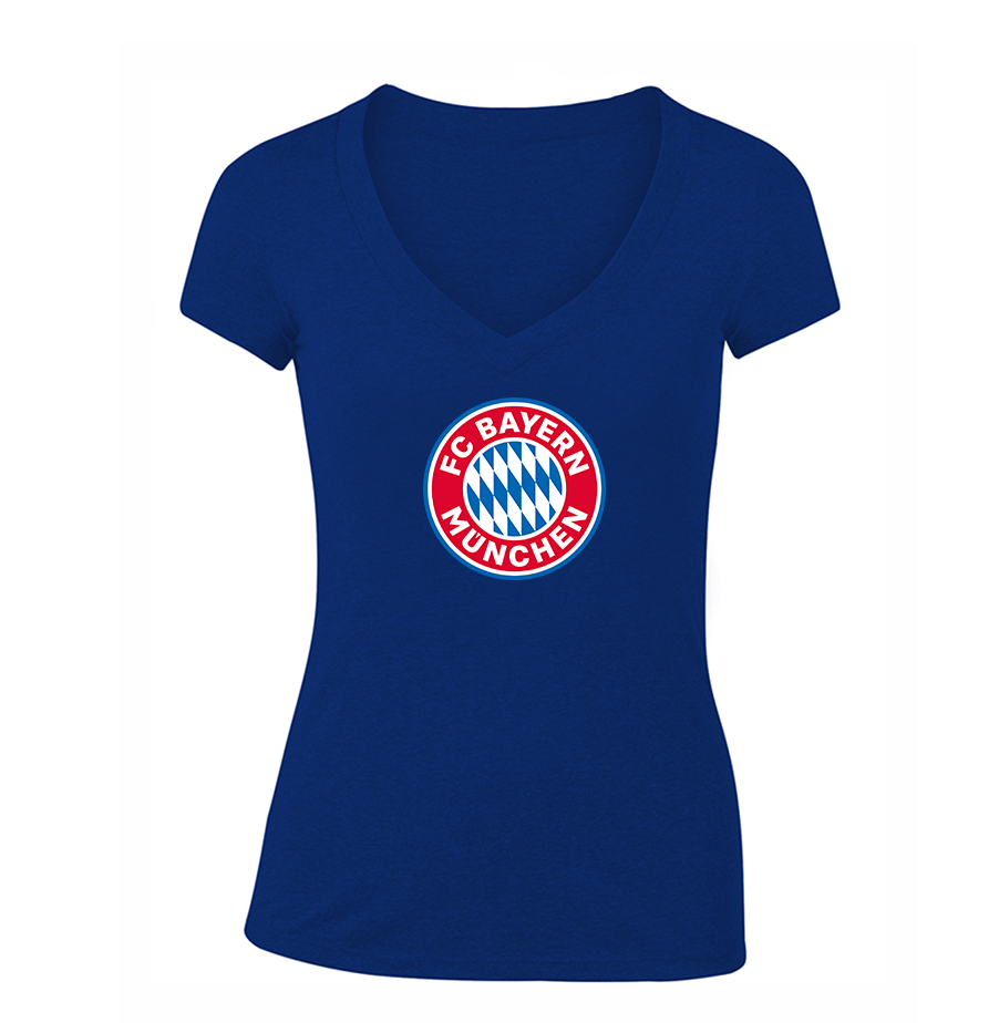 Women's FC Bayern Munich V Neck T-Shirt