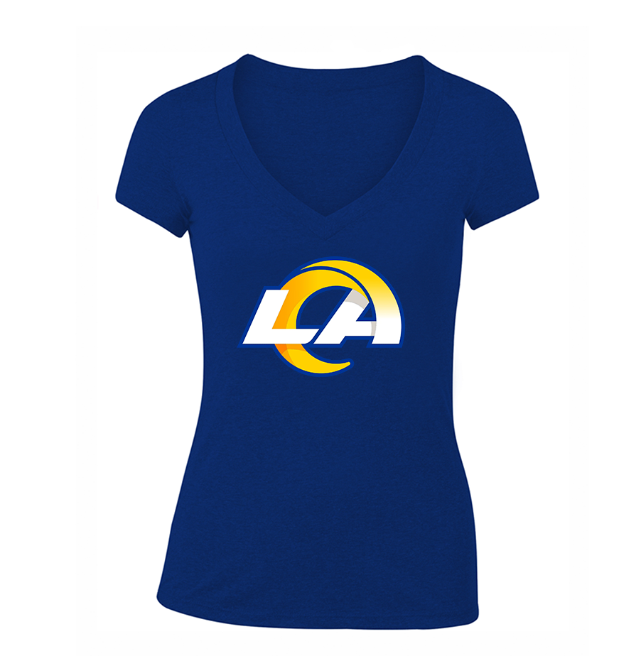 Women's Los Angeles Rams V-Neck T-Shirt
