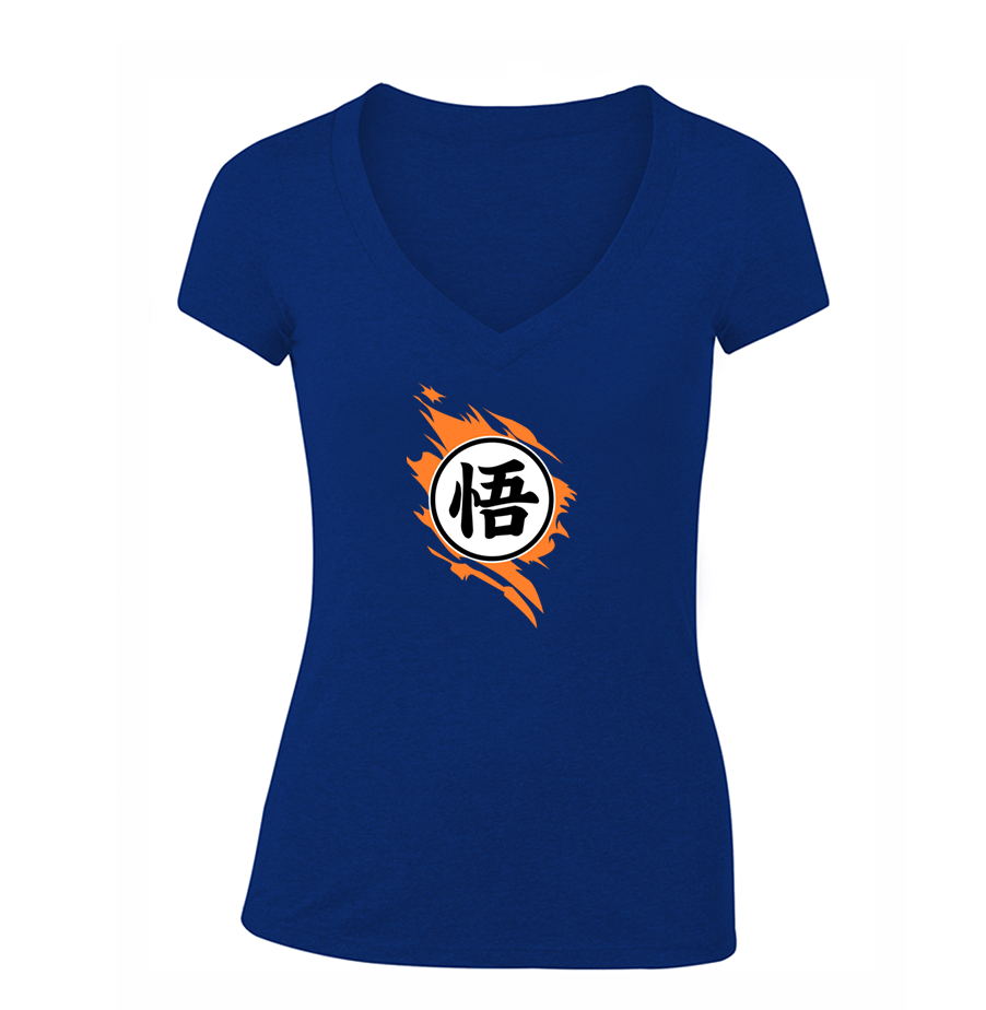 Women's Dragon Ball Z Goku V-Neck T-Shirt