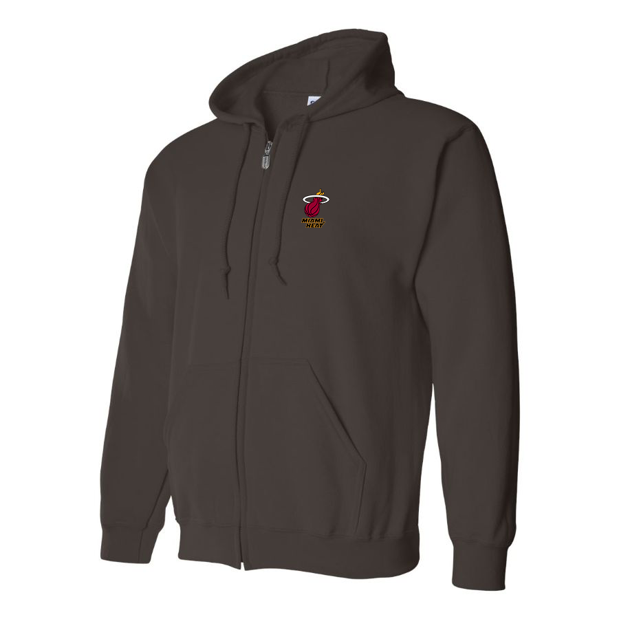Men's Miami Heat Zipper Hoodie