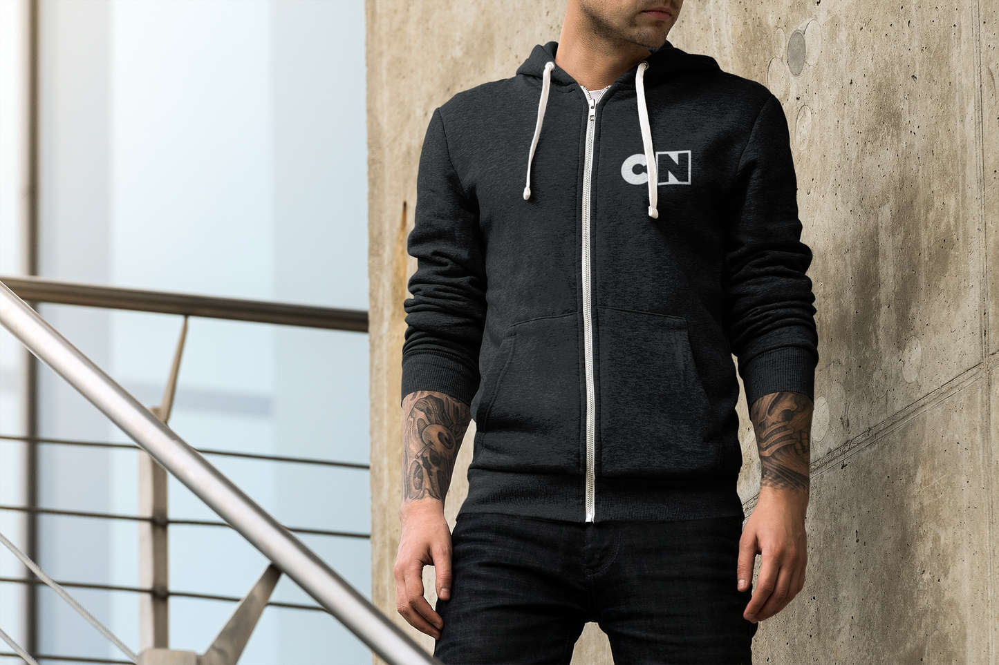 Men's Cartoon Network JERZEES NuBlend Full Zip Hooded Sweatshirt