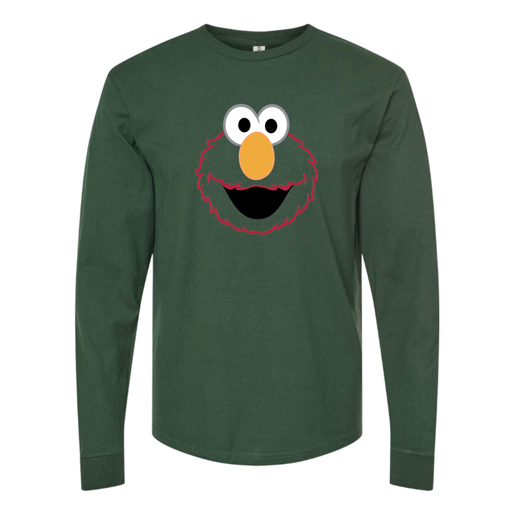 Youth Sesame Street Elmo Face Long sleeves T-Shirt