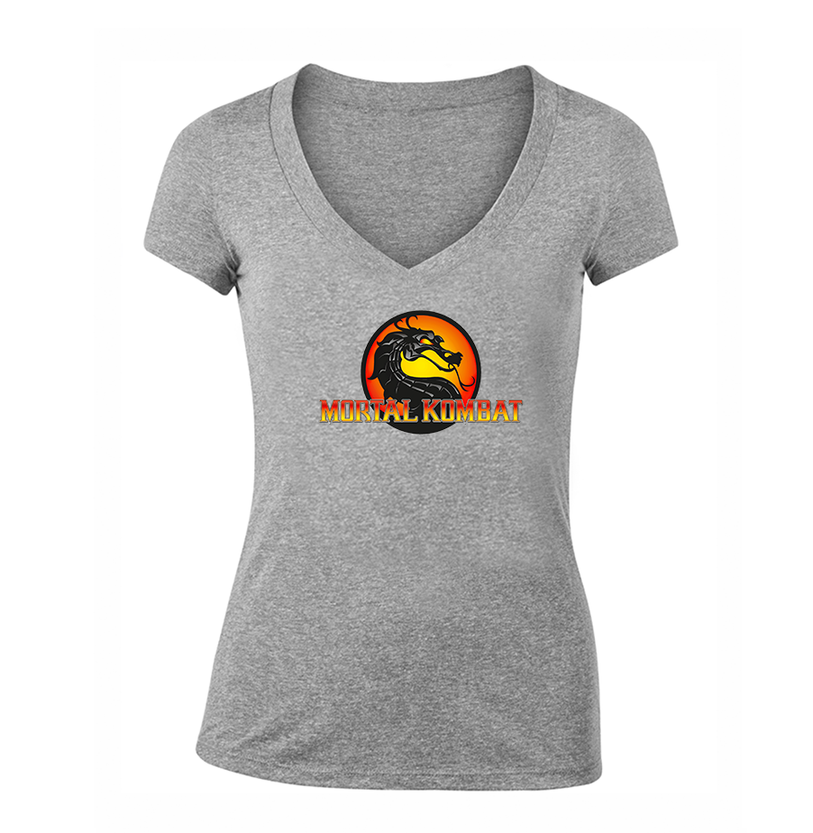 Women's Mortal Kombat V Neck T-Shirt